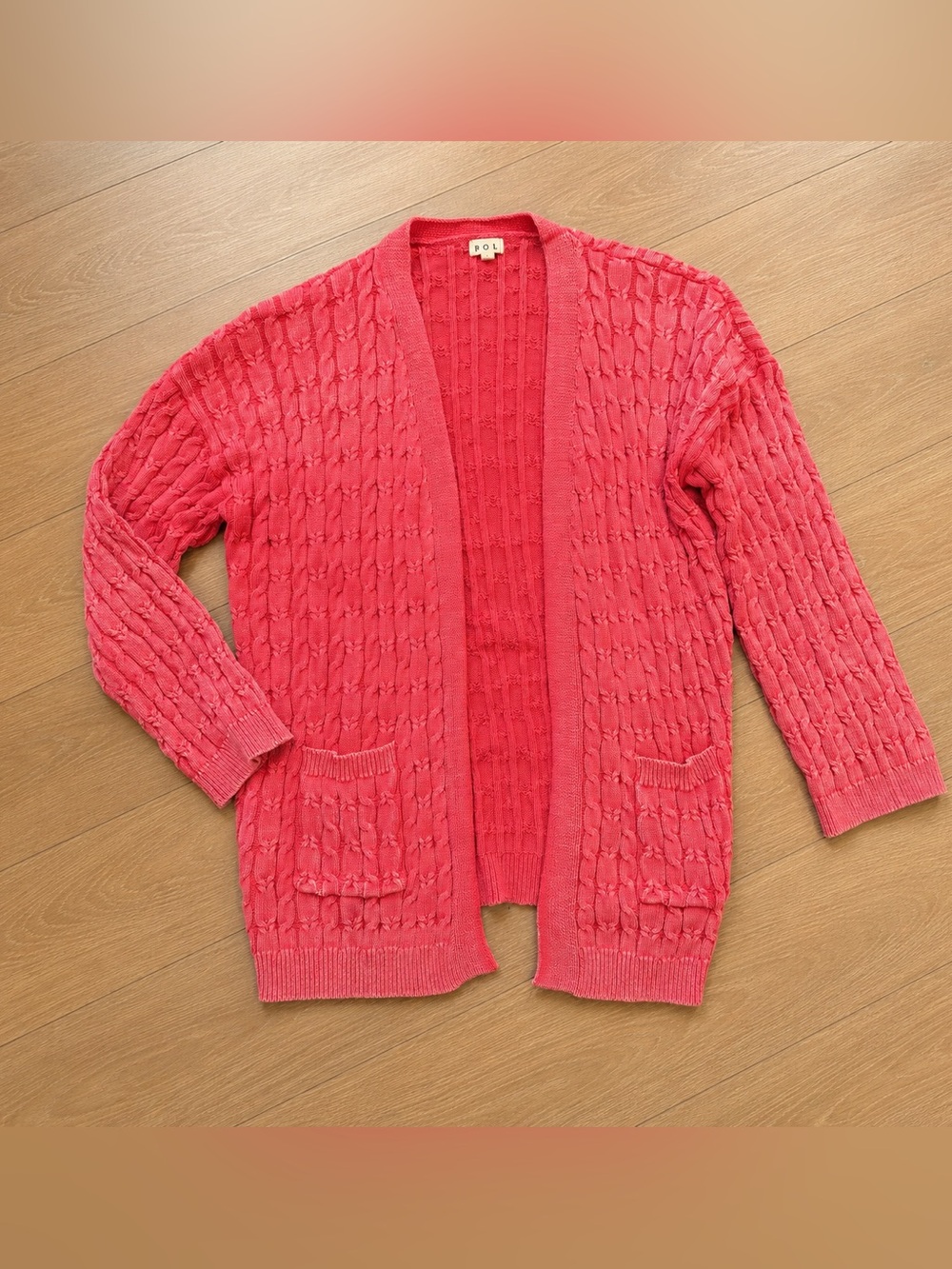 POL boutique oversized boho chunky knit cardigan | SZ L